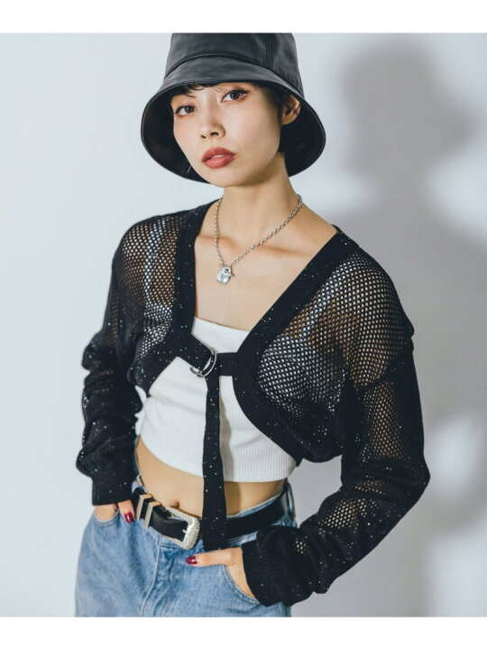 楽天市場】【SALE／52%OFF】スパンコールメッシュボレロ PAGEBOY 