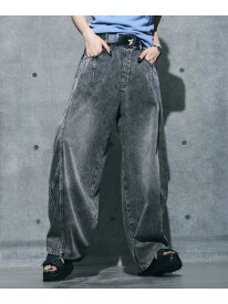 マルデニコクーンパンツ PAGEBOY ページボーイ パンツ ジーンズ・デニムパンツ ブラック グリーン ブルー グレー【送料無料】[Rakuten Fashion]