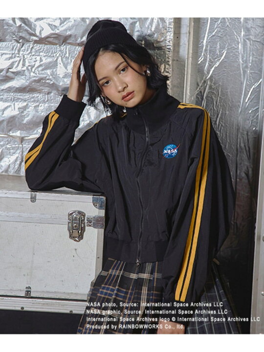 楽天市場】【SALE／25%OFF】【NASA】サイドラインシャカシャカブルゾン 