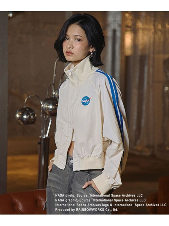 楽天市場】【SALE／25%OFF】【NASA】サイドラインシャカシャカブルゾン 