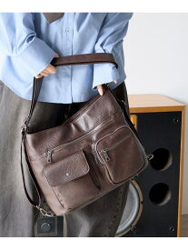 【SALE／14%OFF】7ポケットショルダーバッグ PAGEBOYLIM ページボーイ バッグ トートバッグ ブラウン ブラック ブルー【RBA_E】【送料無料】[Rakuten Fashion]