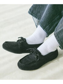 レースアップモカシン PAGEBOY ページボーイ シューズ・靴 ローファー ブラウン ブラック【送料無料】[Rakuten Fashion]