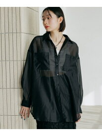 【SALE／63%OFF】クルケアシアーシャツ PAGEBOY ページボーイ トップス シャツ・ブラウス ブルー ブラック ネイビー グレー ホワイト【RBA_E】[Rakuten Fashion]