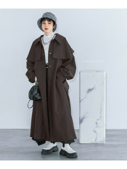 楽天市場】【SALE／37%OFF】(W)ケープツキボリュームコート PAGEBOY 