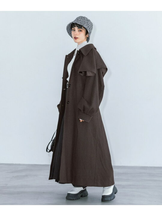 楽天市場】【SALE／37%OFF】(W)ケープツキボリュームコート PAGEBOY 