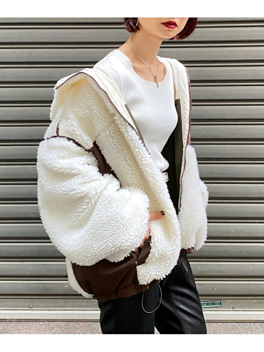 楽天市場】【SALE／27%OFF】ボアリバーシブルフードブルゾン PAGEBOY 