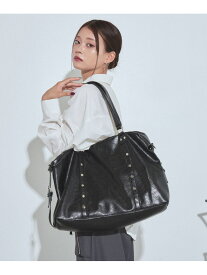 【SALE／25%OFF】スタッズBIGボストンバッグ PAGEBOY ページボーイ バッグ トートバッグ ブラック【RBA_E】【送料無料】[Rakuten Fashion]