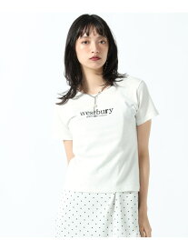 【SALE／50%OFF】スマッジロゴT PAGEBOY ページボーイ トップス カットソー・Tシャツ ホワイト ブラック【RBA_E】[Rakuten Fashion]