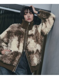 【WEB先行予約】MIXファースタンドブルゾン PAGEBOY ページボーイ ジャケット・アウター ブルゾン・ジャンパー グレー ブラック【先行予約】*【送料無料】[Rakuten Fashion]