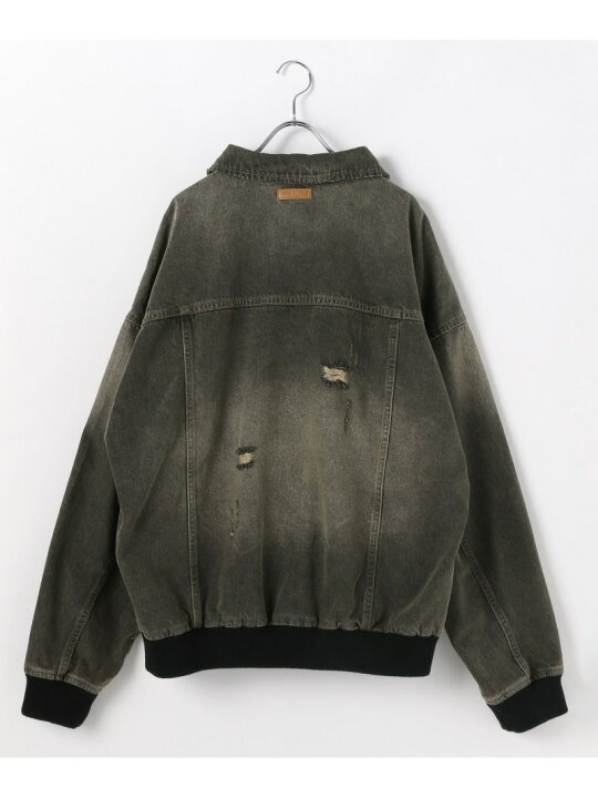 楽天市場】【SALE／25%OFF】【PBLIM】ダメージデニムブルゾン 