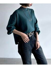 ハイネックボリュームニット PAGEBOY ページボーイ トップス ニット ブラウン イエロー オレンジ グレー パープル ブルー ホワイト レッド ブラック グリーン ネイビー[Rakuten Fashion]