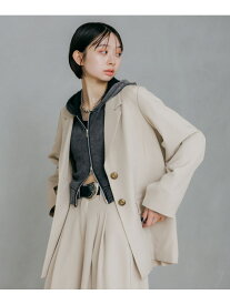 イージーケア2WAYショルダージャケット PAGEBOY ページボーイ ジャケット・アウター テーラードジャケット・ブレザー グレー ブラック【送料無料】[Rakuten Fashion]