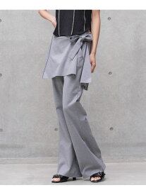 【SALE／50%OFF】ポンチスカートレイヤードパンツ PAGEBOY ページボーイ パンツ スラックス・ドレスパンツ ブラック グレー【RBA_E】【送料無料】[Rakuten Fashion]