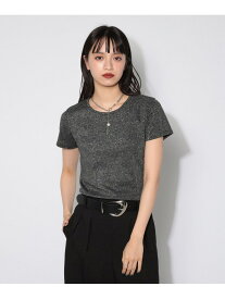 ラメテレココンパクトT PAGEBOY ページボーイ トップス カットソー・Tシャツ シルバー ホワイト【送料無料】[Rakuten Fashion]