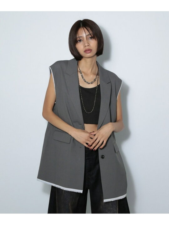 楽天市場】【SALE／50%OFF】レイヤードカットジレ PAGEBOY ページ 