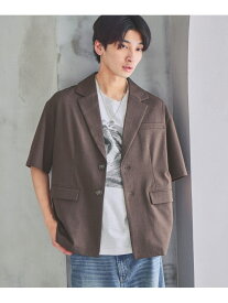 【SALE／57%OFF】【PBLIM】サマーアソートジャケット PAGEBOYLIM ページボーイ ジャケット・アウター テーラードジャケット・ブレザー ブラウン ベージュ グレー【RBA_E】【送料無料】[Rakuten Fashion]