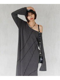 【SALE／56%OFF】【3サイズ展開】サンドヴィンテージキリカエワンピース(長袖)【WEB先行予約】 PAGEBOY ページボーイ ワンピース・ドレス ワンピース ブラック グレー【RBA_E】[Rakuten Fashion]