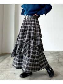 【SALE／20%OFF】【再入荷】ドロティフレアスカート PAGEBOY ページボーイ スカート ロング・マキシスカート ブラック ブラウン グレー ブルー【RBA_E】【送料無料】[Rakuten Fashion]