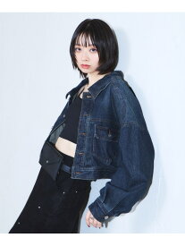 ベルト2WAYGジャン PAGEBOY ページボーイ ジャケット・アウター デニムジャケット ブラック ブルー【送料無料】[Rakuten Fashion]