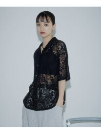 【SALE／39%OFF】クロスレースカイキンシャツ PAGEBOY ページボーイ トップス シャツ・ブラウス ネイビー ブラック ホワイト【RBA_E】【送料無料】[Rakuten Fashion]