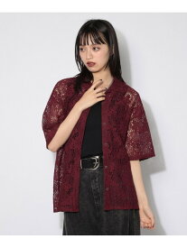 【SALE／66%OFF】クロスレースカイキンシャツ PAGEBOY ページボーイ トップス シャツ・ブラウス ネイビー ブラック ホワイト【RBA_E】[Rakuten Fashion]