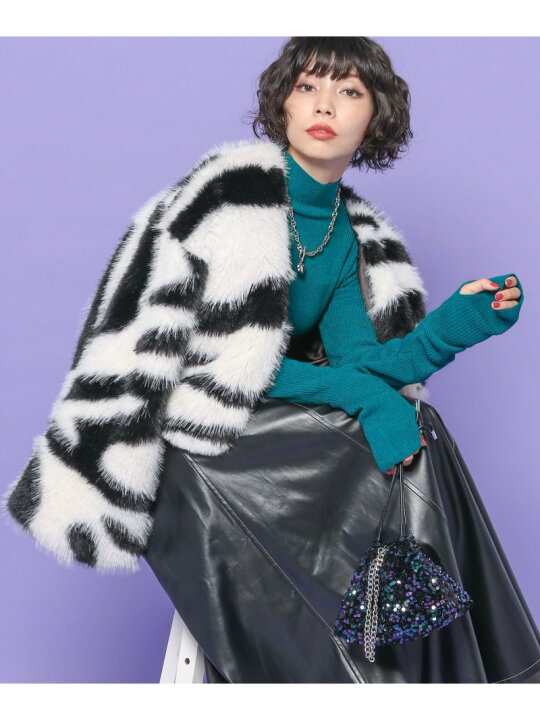 楽天市場】【SALE／47%OFF】(W)ボリュームファーブルゾン PAGEBOY 
