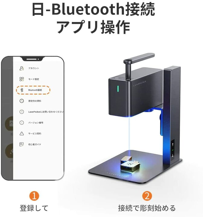 楽天市場】【正規販売店】レーザー彫刻機,LaserPecker2 Pro 小型  
