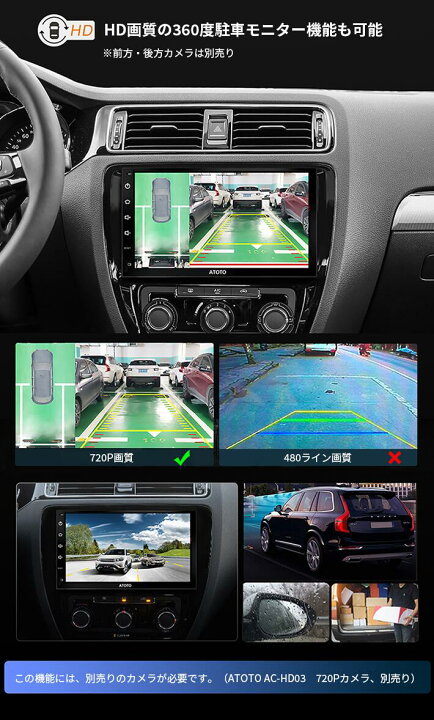 楽天市場】ATOTO S8 Premium 10.1インチ QLEDディスプレイカー 