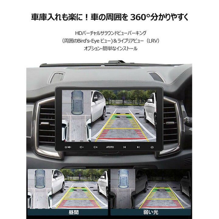 楽天市場】ATOTO プレミアムセット S8U2118PR 最新型 10インチ 