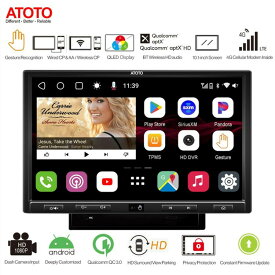 ATOTO 最新型 S8G2109UP-A Ultra Plus10インチ カーナビ オーディオ一体型ナビ アプリのインストール、オンラインナビゲーション、10インチ車載カーナビ ナビゲーション、Android Auto ワイヤレスCarPlay ジェスチャー認識 Bluetooth car navi 2din カープレイ カー用品