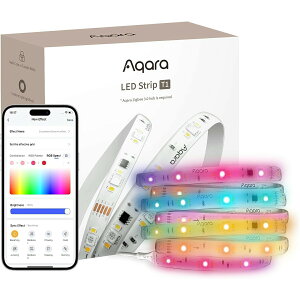 Aqara e[vCg LED e[vCg T1 2m Alexa MatterΉ RGB iKF F dF 1600F }`J[ ؒf\ \ Hsv HomeKit Google Home Siri  p[eB[ 