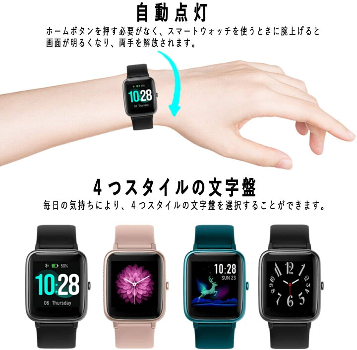 楽天市場】スマートウォッチ 活動量計 2021 最新版 スマート 