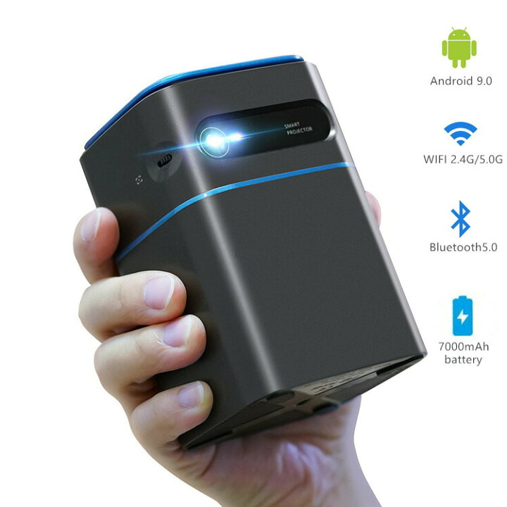 楽天市場 プロジェクター モバイルプロジェクター Android9 0搭載 小型 1080p 4k対応 Bluetooth5 0 2 4g 5g Wifi接続 充電式 携帯バッテリー 内蔵スピーカー 台形補正 Hdmi パソコン スマホ タブレット ゲーム機 Dvdプレイヤー接続可能 ポータブルプロジェクター Pagoda