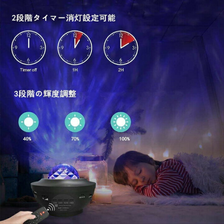 楽天市場】【新版リモコン式】 スタープロジェクターライト 
