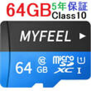 microSDJ[h 64GB Class10 MicroSD[J[h }CNSDJ[h }CNSD microSDXC [֑ MF-MSD-64G