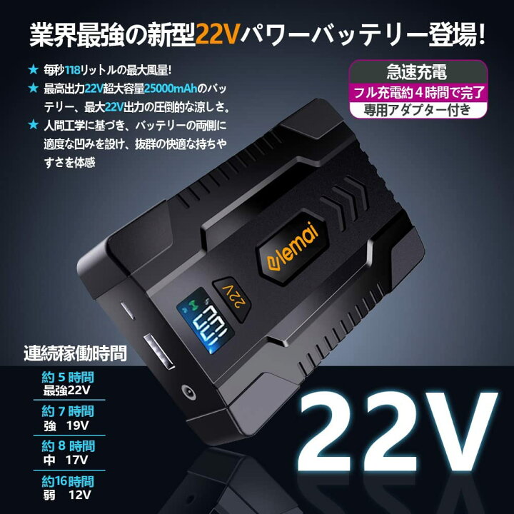 楽天市場】ELEMAIファン付きベスト チタン 新作 夏作業服ベスト 22V高 