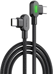L^ ^CvC P[u ʑ}vO 90xȂ LEDCgt PD60W }[d USB Type - C To USB Type - C f[^] ϋv fh~ iC҂ USB C R[h Type-C@Ή (Type-C to Type-C, u
