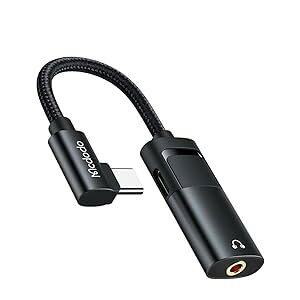 Mcdodo 2in1 USB-C to USB-C+DC 3.5mmI[fBIϊA_v^[ PD 60W}[dEyĐ Type-C CzϊA_v^[ [dȂCz ɃANZX A~O USB-C ϊA_v^ iPadAi-