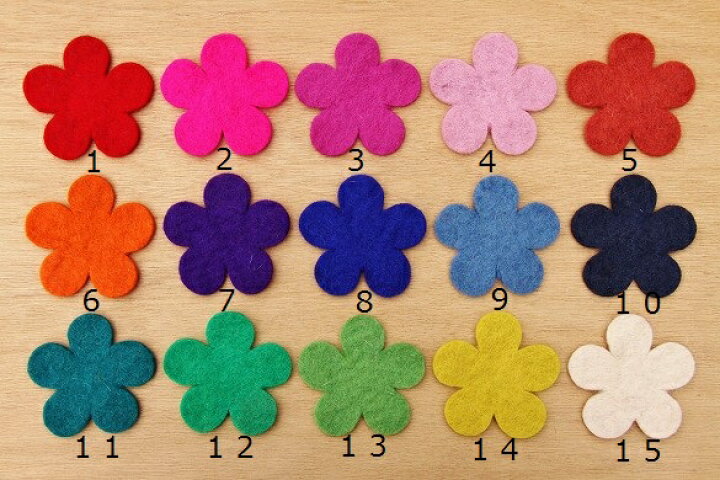 楽天市場 フェルト 花パーツ L ざっか Pagopago