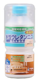 ●和信 水性ウレタンニス　透明クリヤー　300ml/約3.5平米