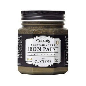 ターナーアイアンペイント200ML アンティークゴールド(ペンキ 塗装 DIY)