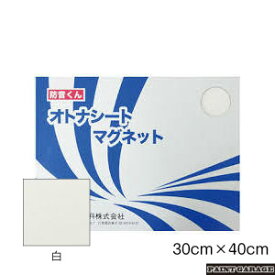 日本特殊塗料防音くん　オトナシートマグネット(30×40cm4枚入り)ホワイト