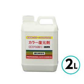 クリスタルプロセス　カラー復元剤 (ブラック 濃色車専用) 2L コンパウンド 中性洗剤 水垢 小キズ 車 自動車 バイク