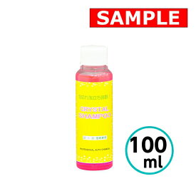 【お試しサイズ】 クリスタルシャンプー（20倍希釈タイプ） 100ml クリスタルプロセス 泡立ち 泡切れ 経済的 濃縮 中性 カーシャンプー 車 自動車 バイク