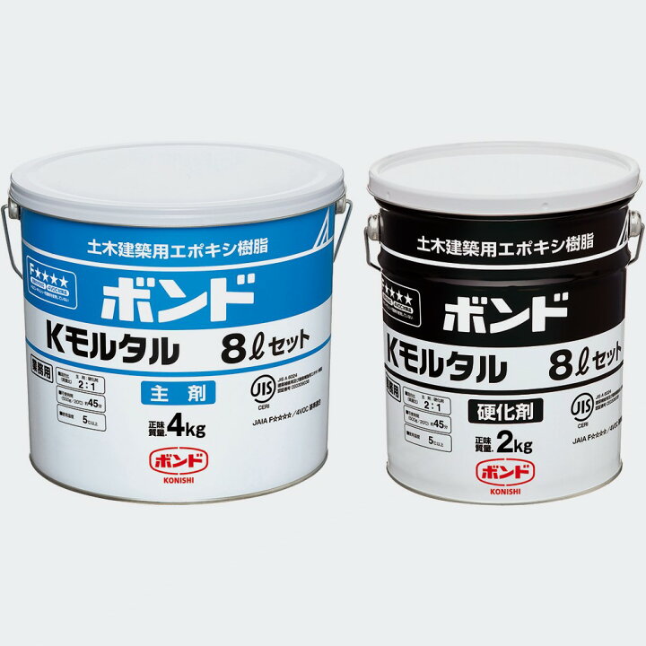 楽天市場】【即日出荷】ボンドKモルタル 6kgセット コニシ株式会社 