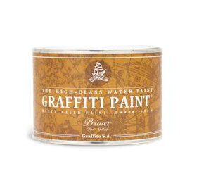 Graffiti Paint Metal Primer (Gray) 500ml (approx. 4.75 square meters) Vivid Van Water-based Rust Resistant Undercoat Paint for Metals