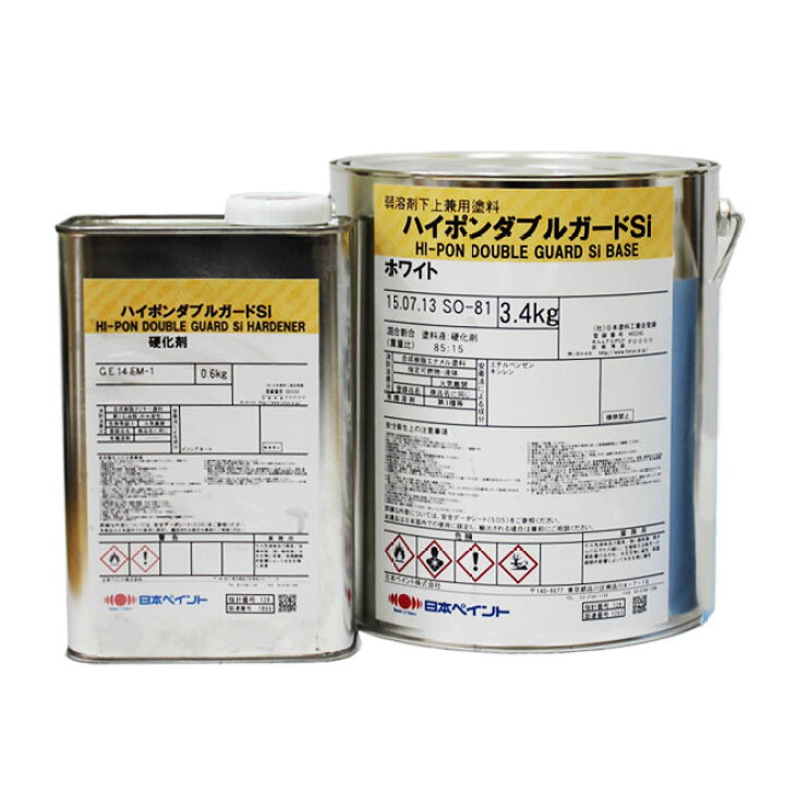 楽天市場】ハイポンダブルガードSi中彩A 4kgs 日本ペイント ニッペ 