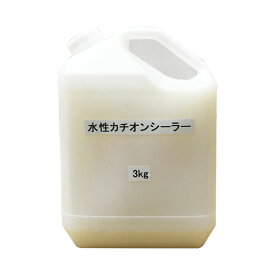 【 即日発送 】水性カチオンシーラー 透明 ホワイト 3kg(約18～30平米分) 日本ペイント ニッペ 水性 下塗り シーラー