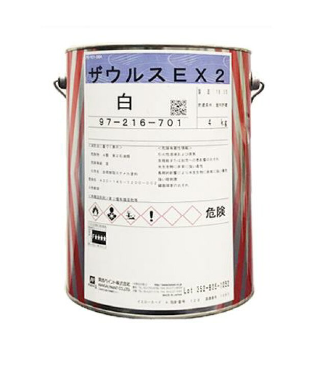 楽天市場】ザウルスEX2 全3色 4kg(23〜30平米分) 関西ペイント 油性 