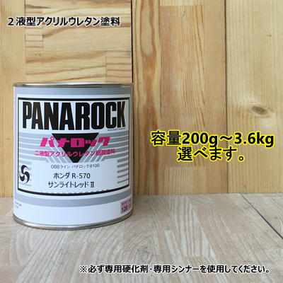 楽天市場】【ホンダ R-570】 サンライトレッド2 パナロック 2液型